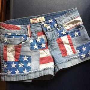 American Flag Shorts